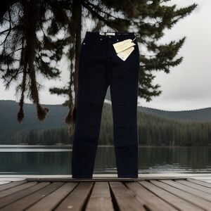 New Henry & Belle Black Super Skinny Ankle Pants 27 (26x28) Stretch Mid Womens